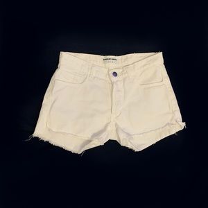 White American apparel shorts